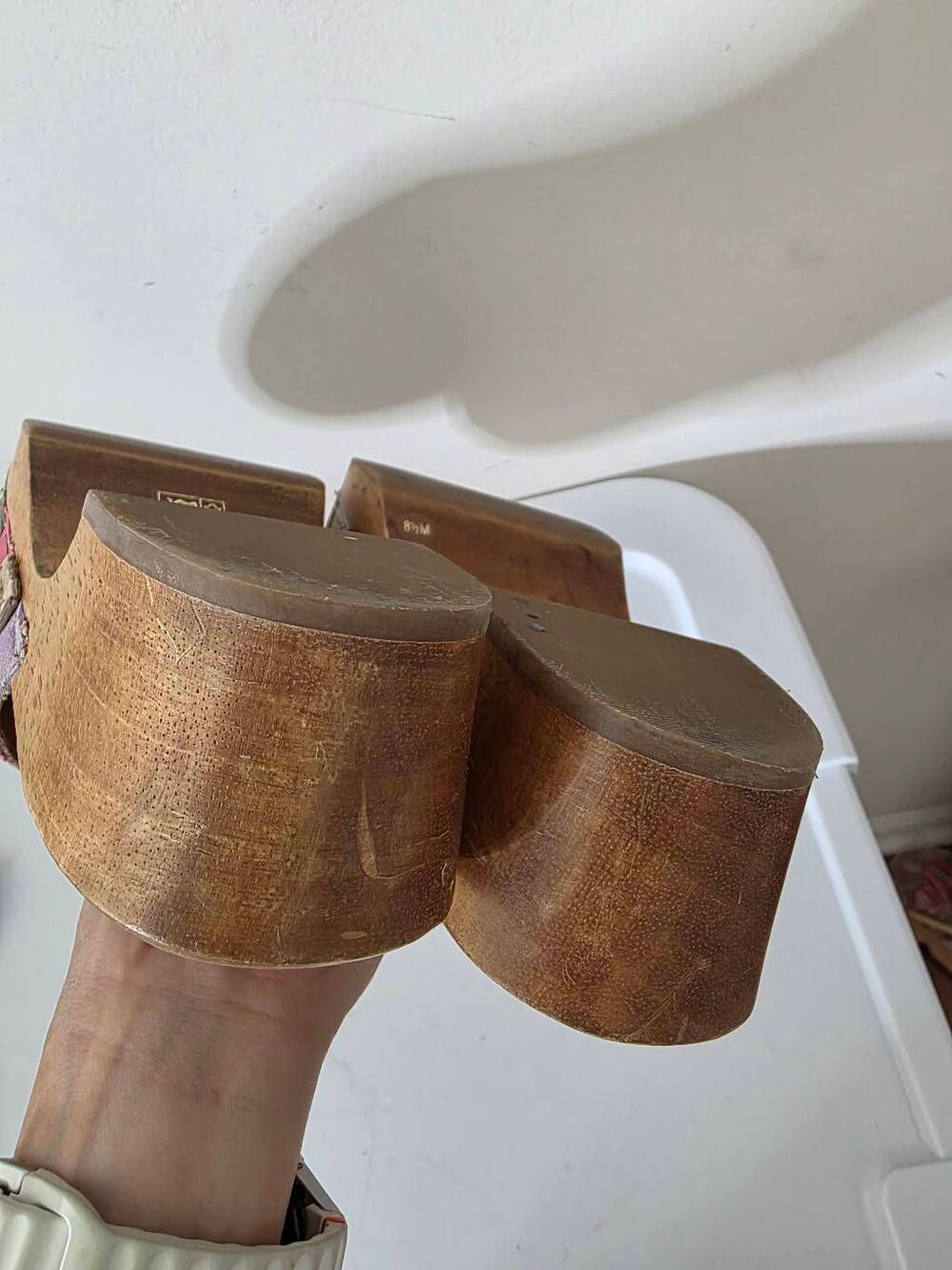 Tory Burch Suede Colorblock Pattern Mules 8.5 $300 - Picture 9 of 12